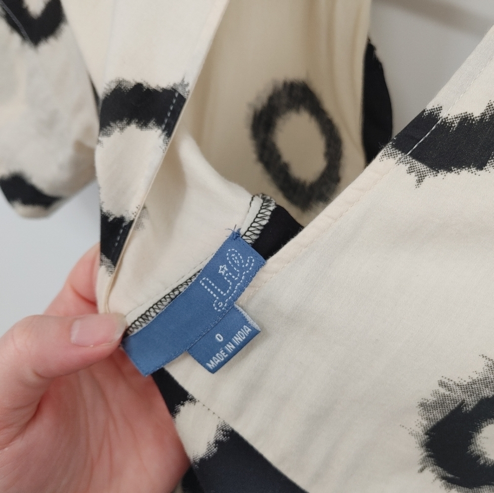 Lil Two Tone Color Block Print Dress - Picture 8 of 9